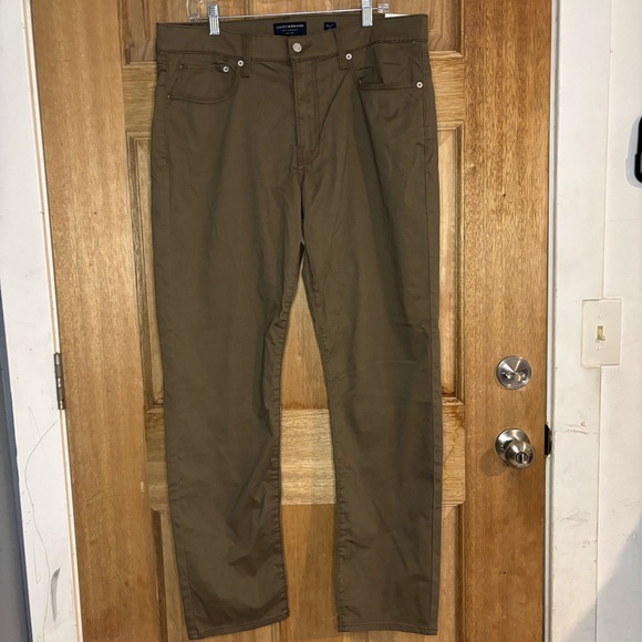 Lucky Brand new men’s slim straight brown jeans size 36/32‎ - Picture 1 of 5